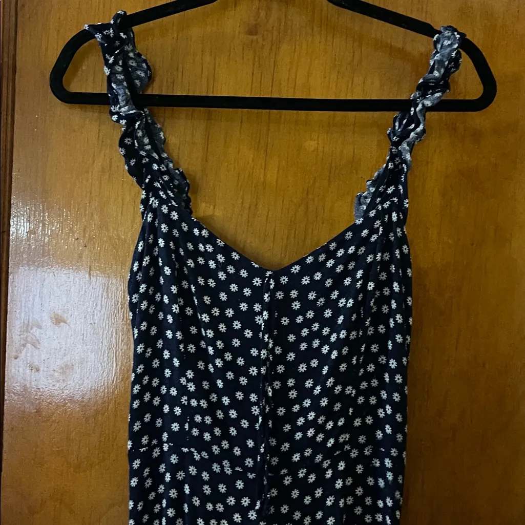 Reformation Navy Floral jumpsuit Size 6 - Image 2