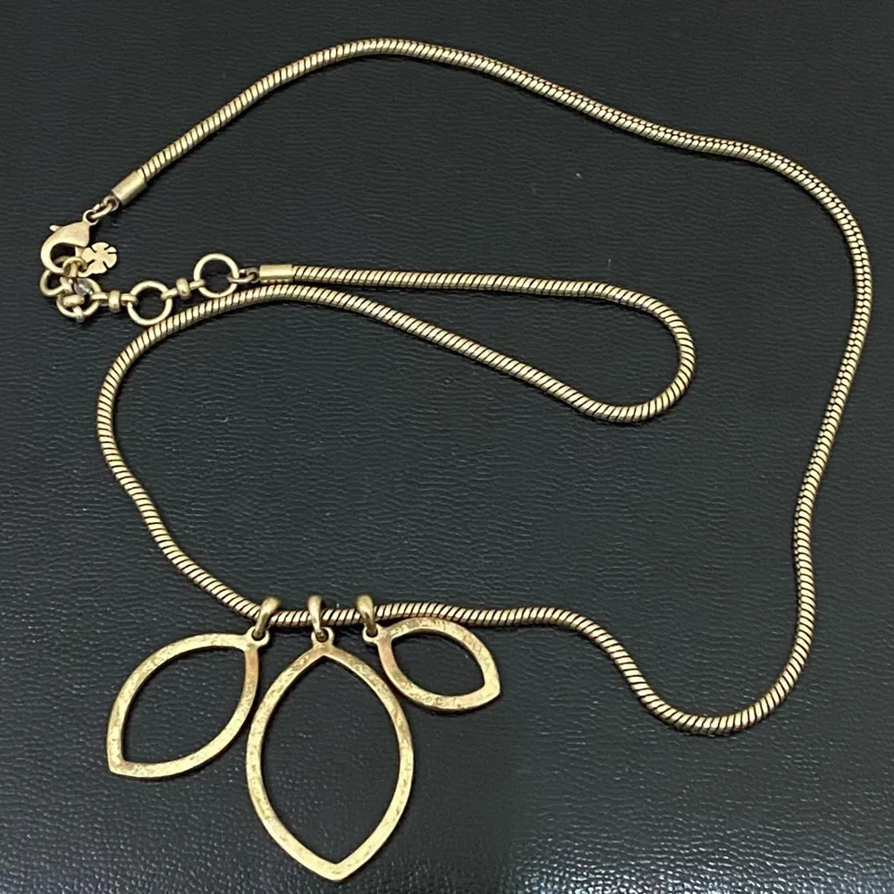 LUCKY BRAND Brass-tone Pave Charm Pendant 25” Long Necklace - Image 10