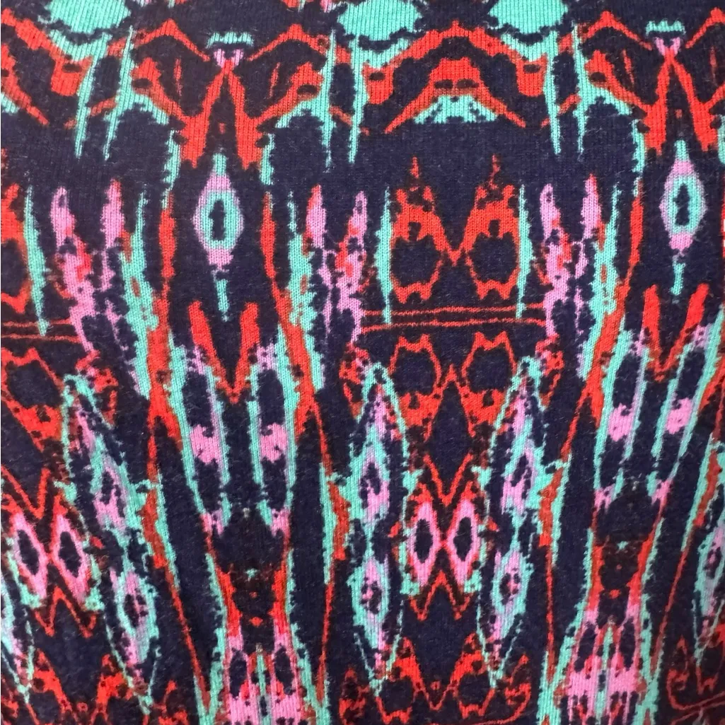 Market & Spruce MAEBY Abstract Long Sleeve Knit Dress NEW Size Medium - Image 7