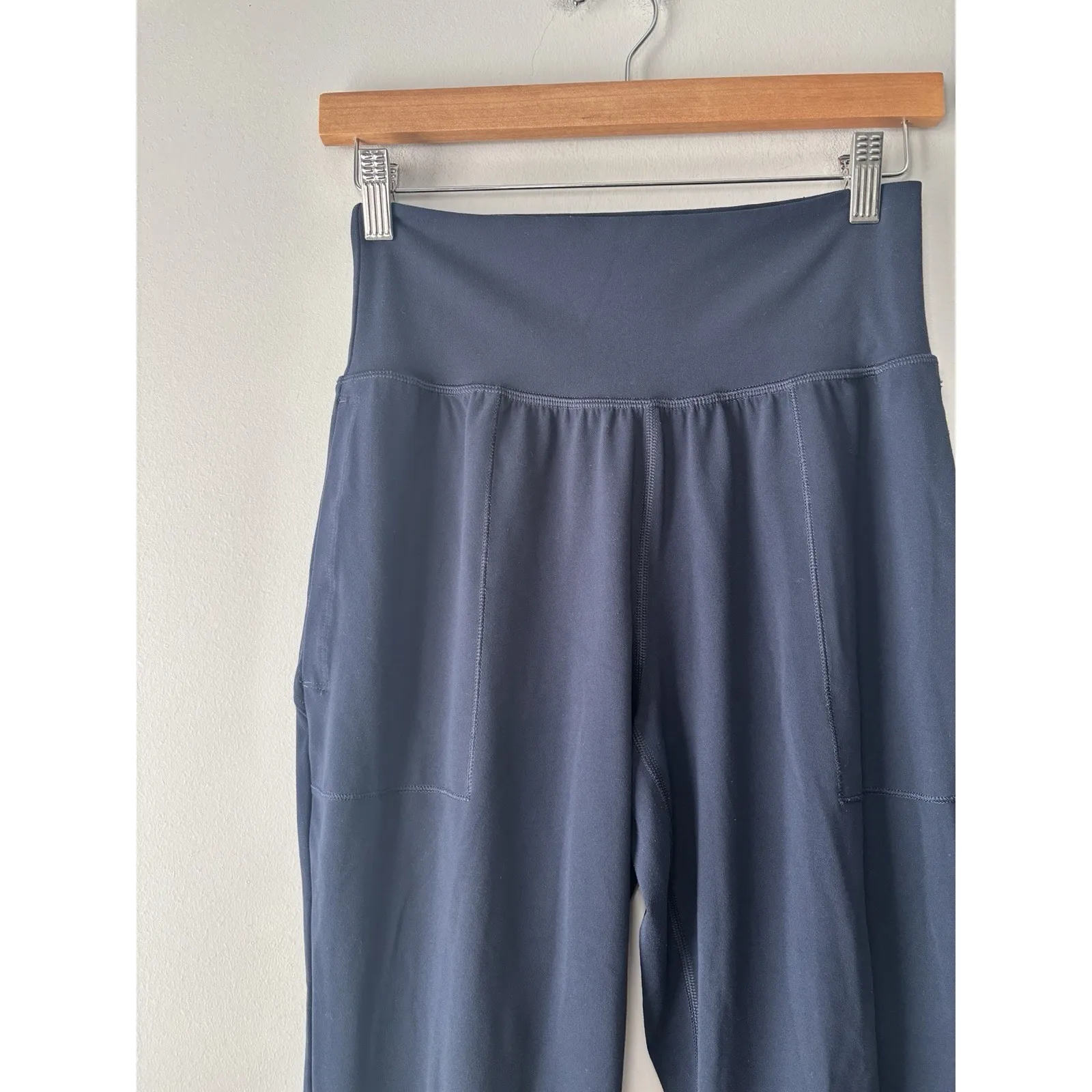 Athleta‎ Salutation High Rise Jogger Pants Women's Powervita Sz Small Navy Yoga - Image 5