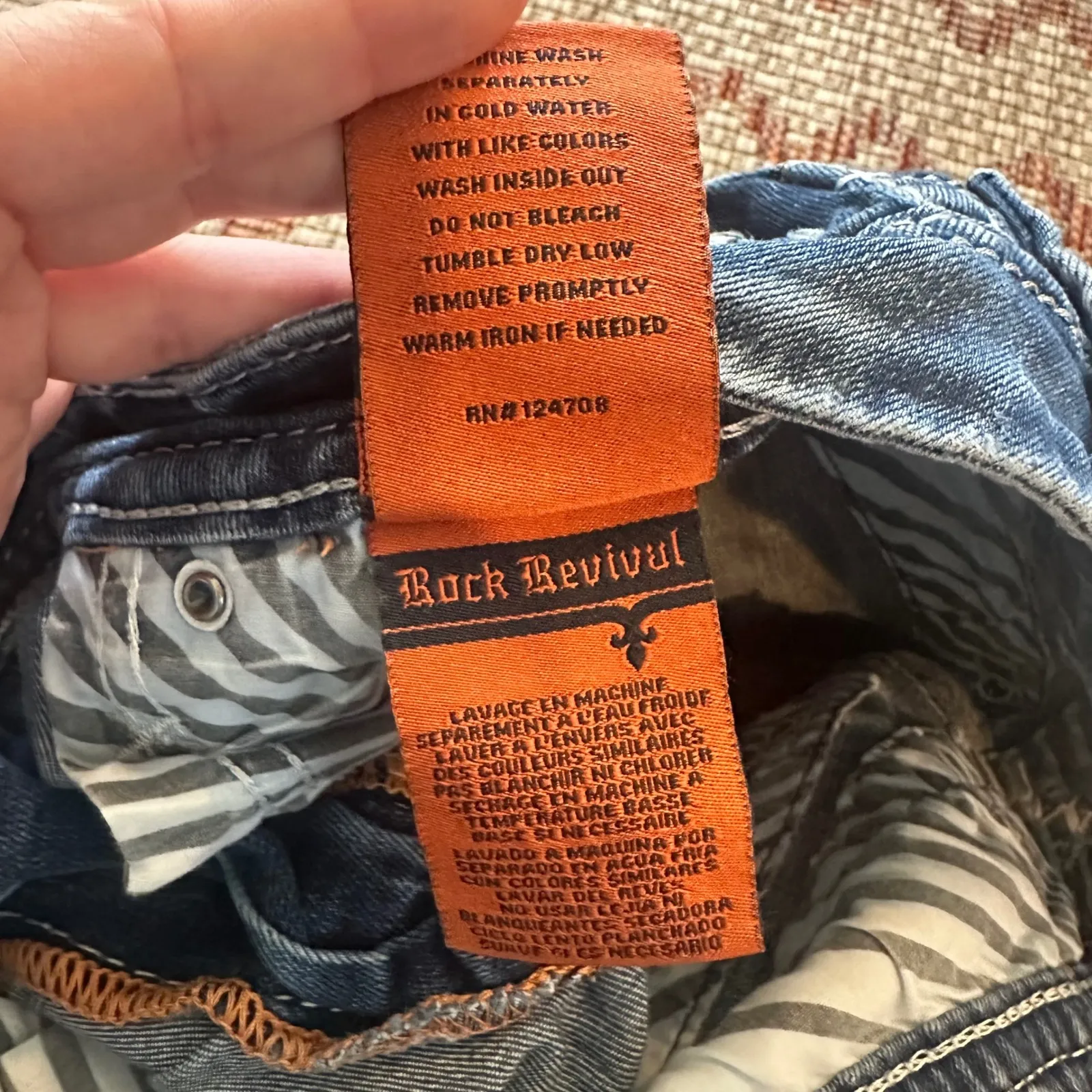 ROCK REVIVAL | Women's Y2K Yui Bootcut Embellished Denim Jeans, Size 29 - Image 6