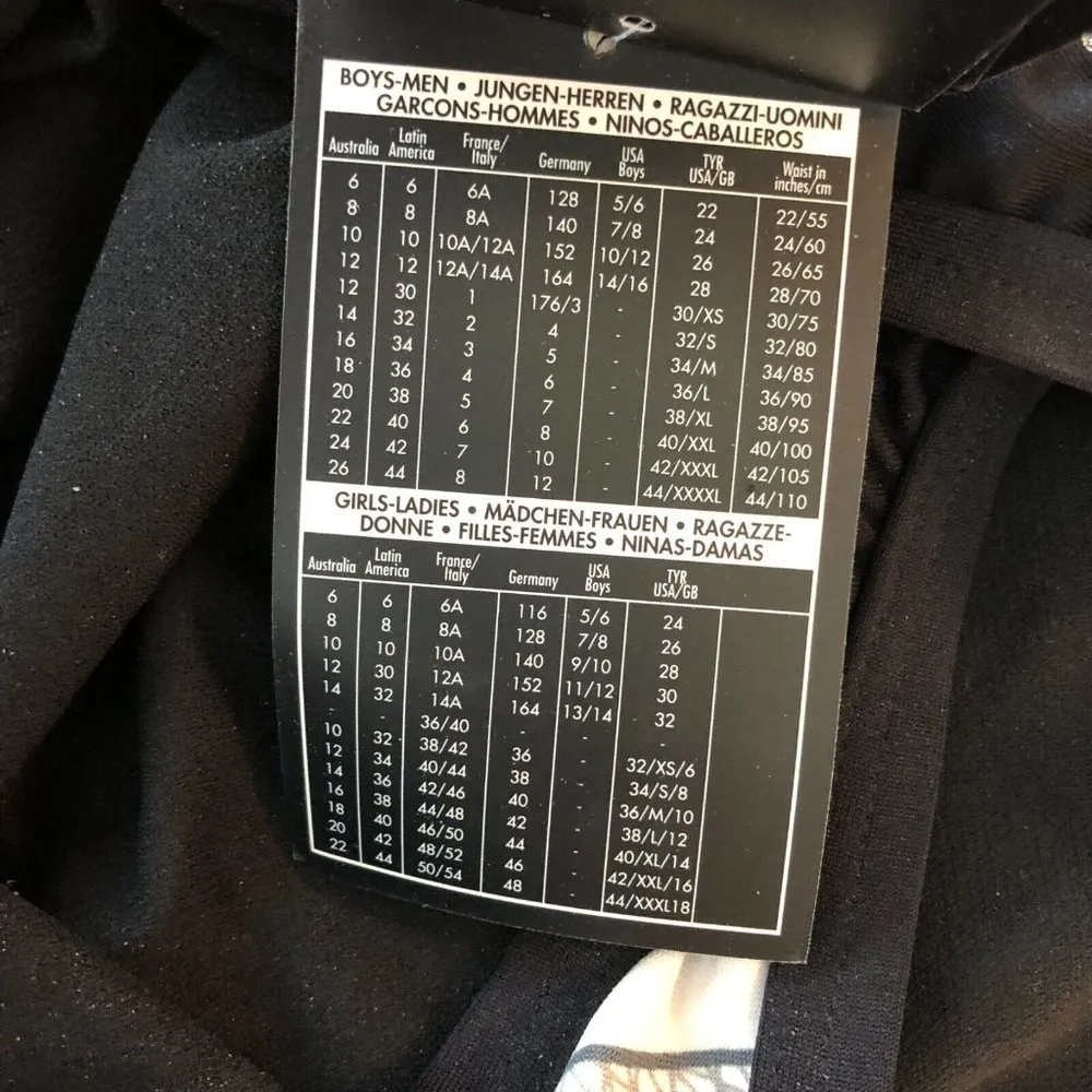 TYR Kona Phoenix Diamondfit Swimsuit Open Back World Championship 2014 Black 34 - Image 9