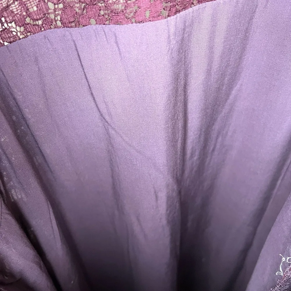 Kimchi Blue Lace Shift Urban Outfitters Dress Medium Burgundy Vintage Style‎ - Image 7