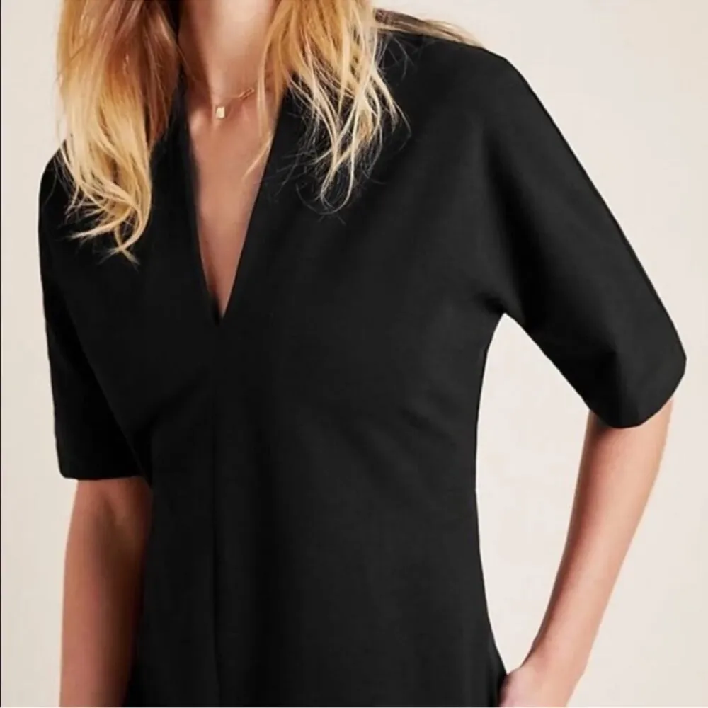 Anthropologie Velvet by graham & Spencer Allure Midi dress black size M - Image 3