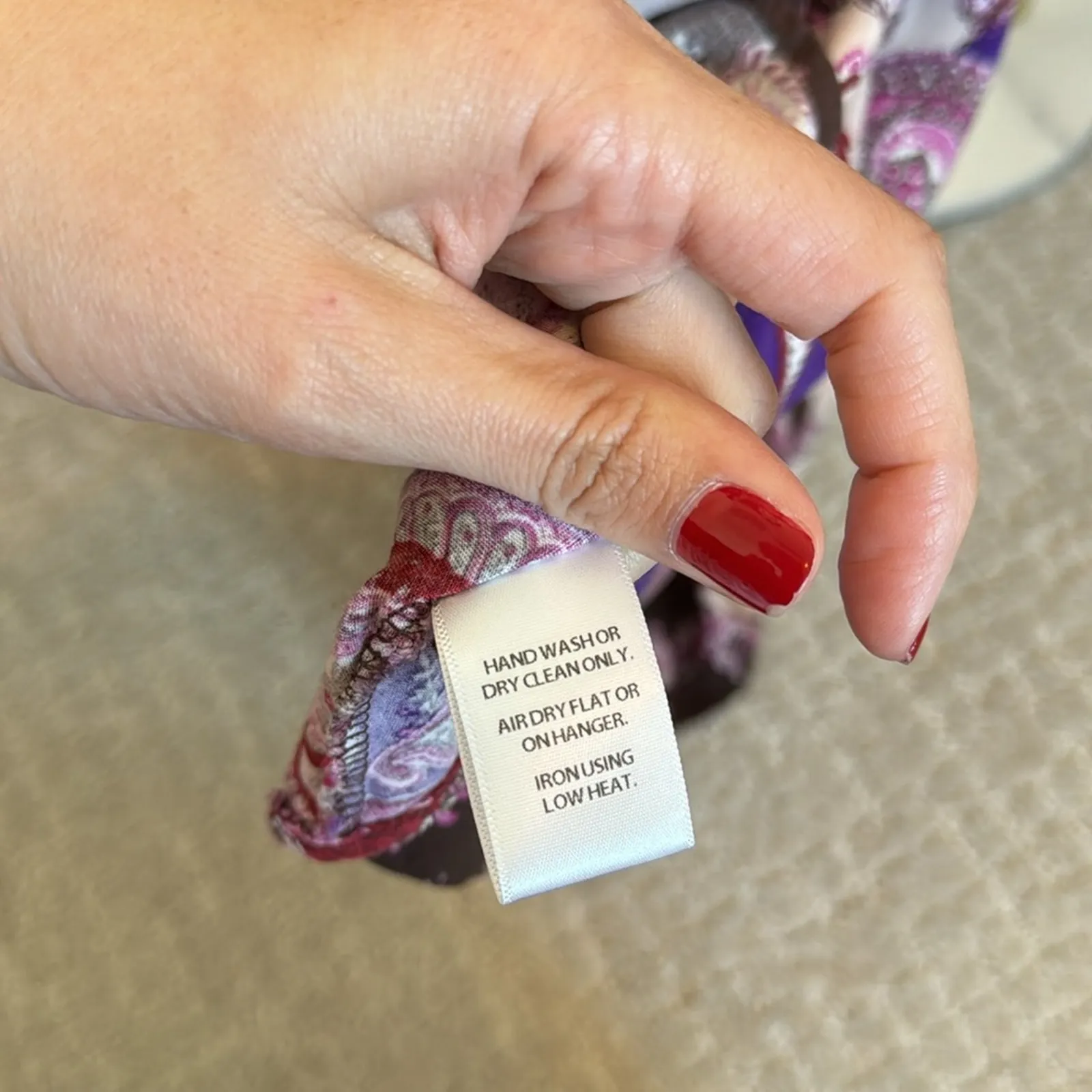 Meghan LA paisley tie waist kimono duster length brown pink purple maxi sz S - Image 8