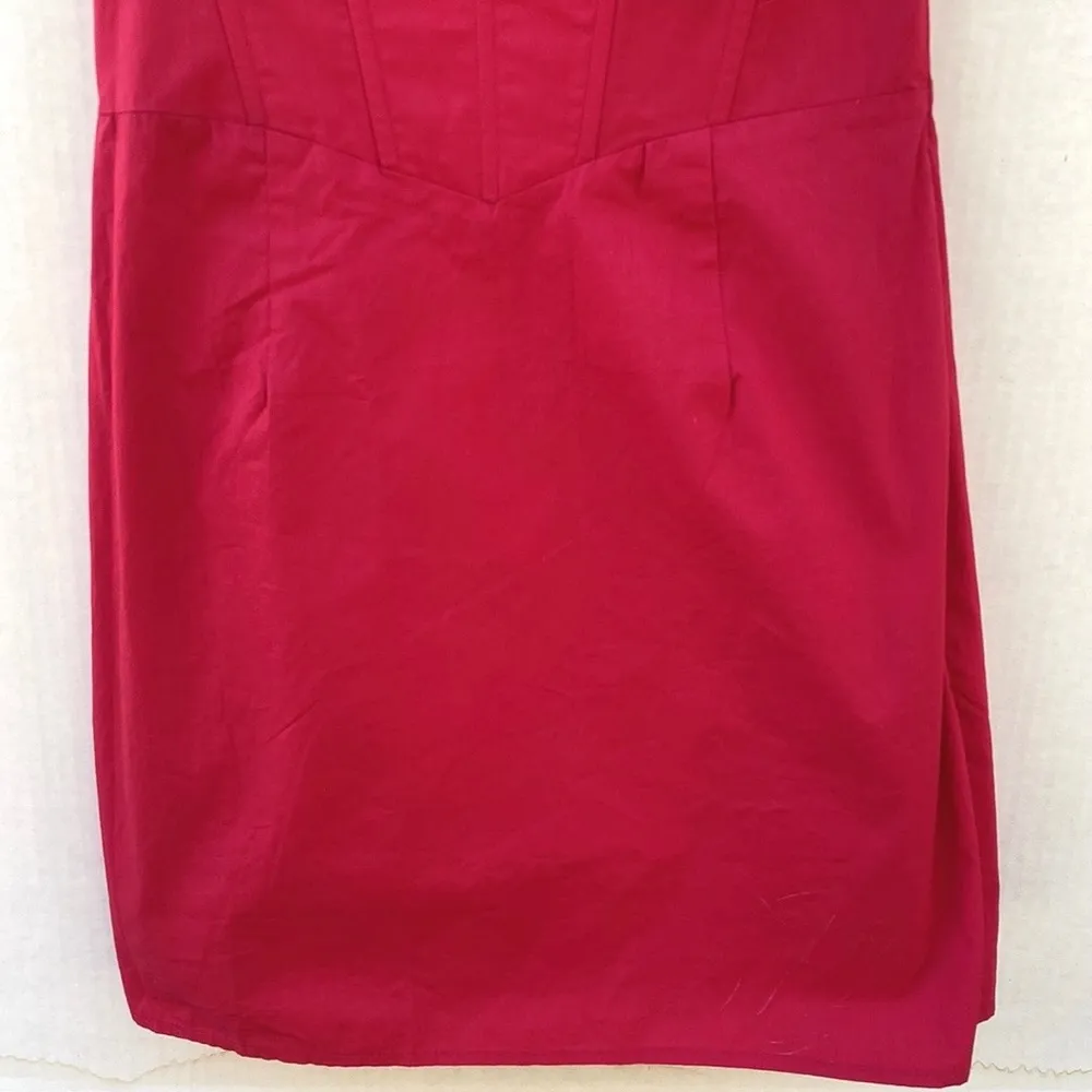 NWOT Princess Polly Womens size 6 red Ivy Corset sexy mini strapless dress👇🏼 - Image 5