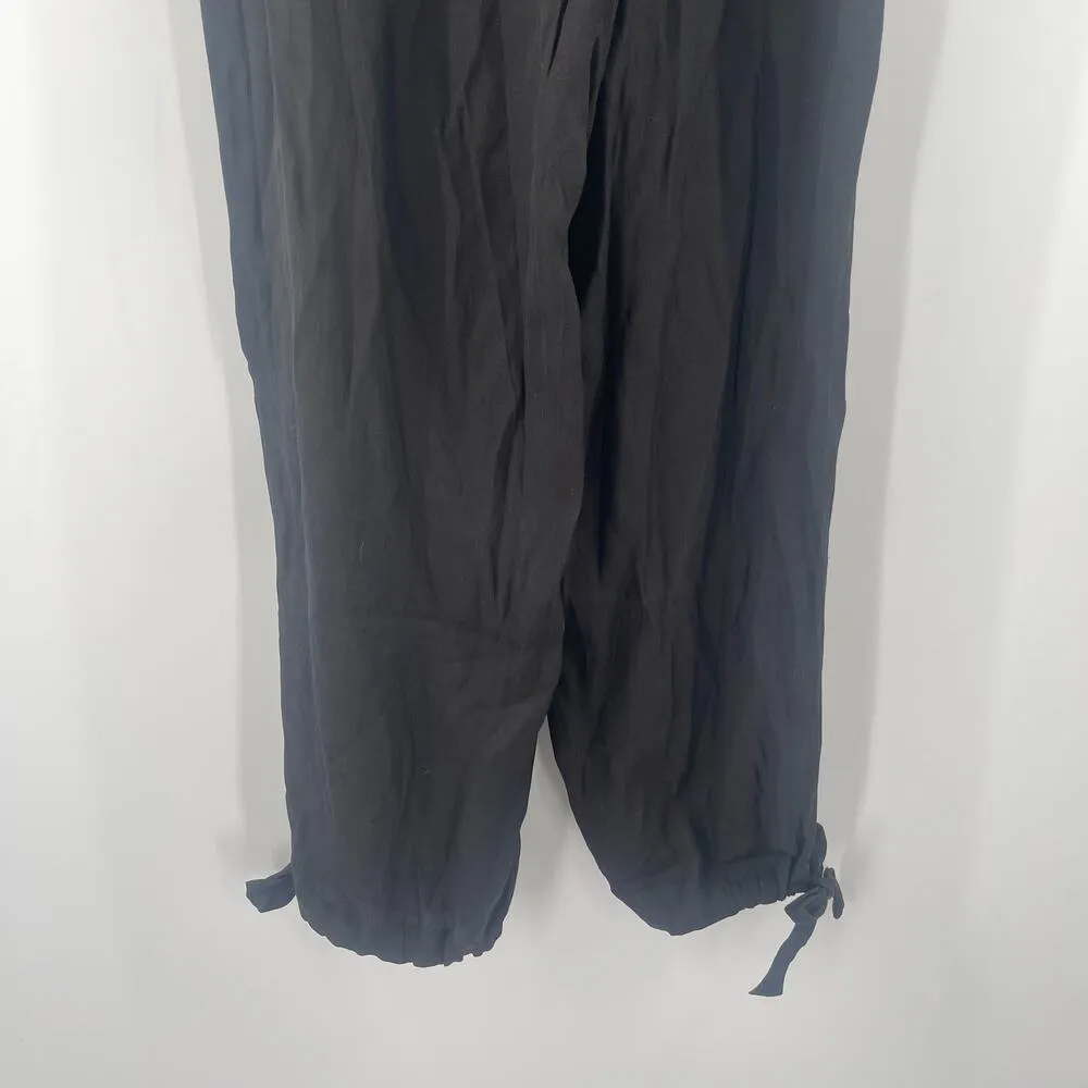 BOBI BLACK Pants Size Small Tie Jogger Style NWT Pull On Casual Minimalist Basic - Image 8