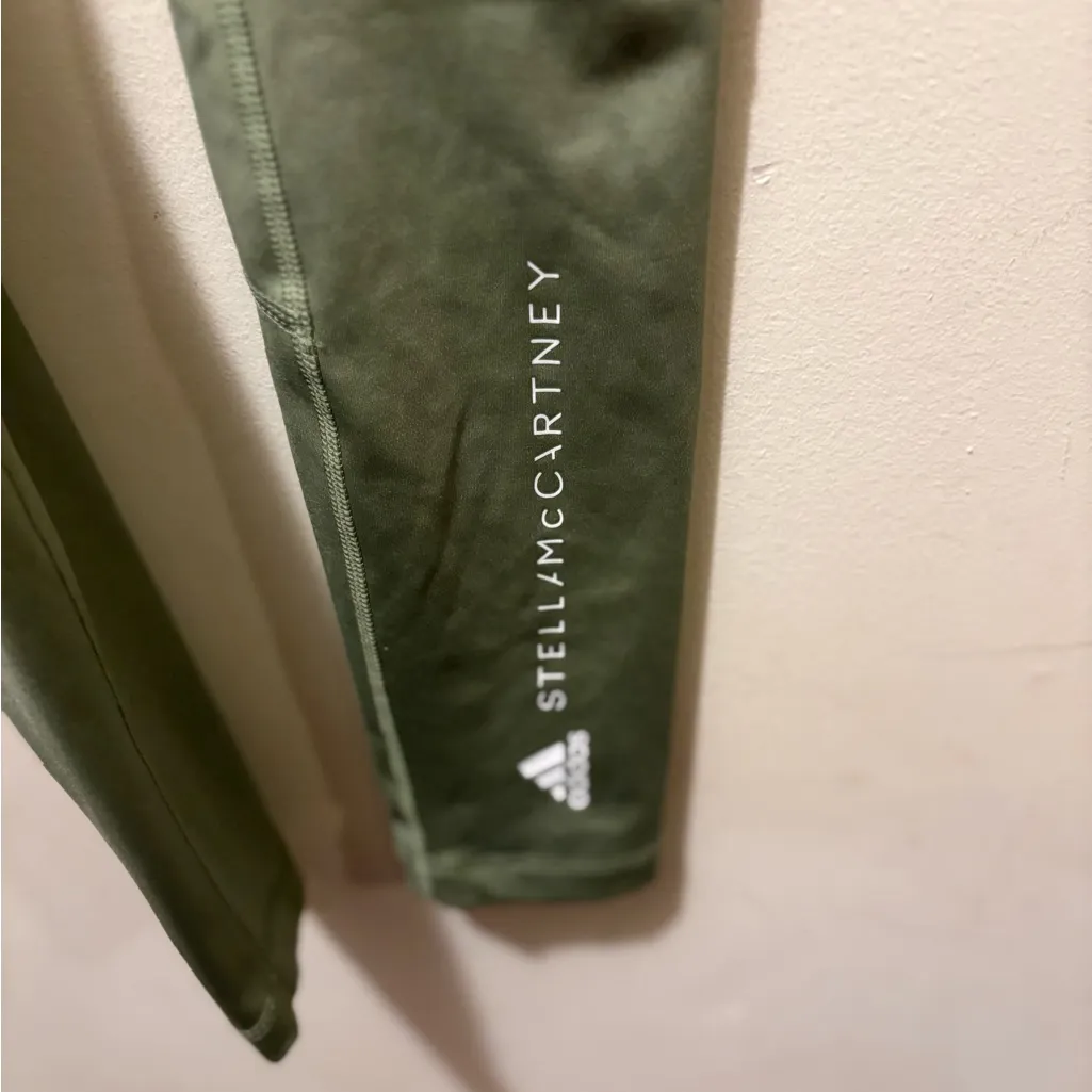 Adidas by Stella McCartney true purpose training leggings size small Green - Image 13