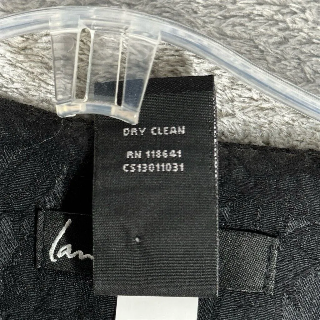 Lane Bryant‎ Blazer Womens 20 Plus Size Black Jacquard Tuxedo Style Casual Party - Image 8