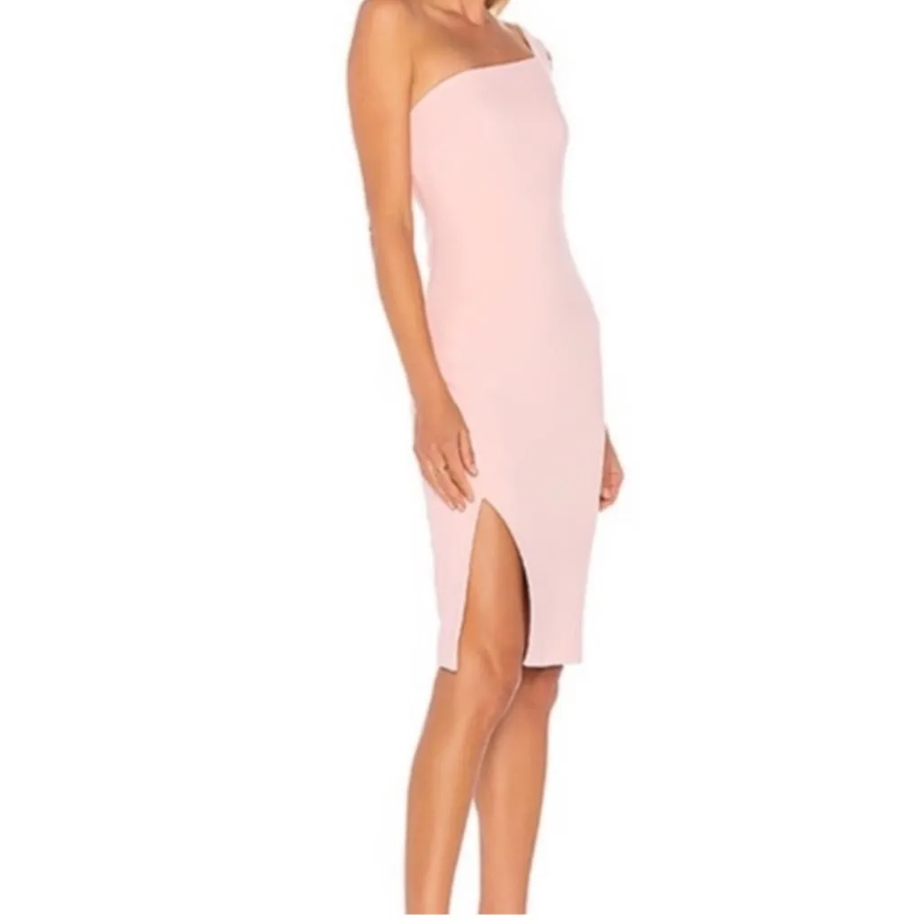Likely Packard One Shoulder Cocktail Dress in Peony Blush Pink size 2 - Image 4