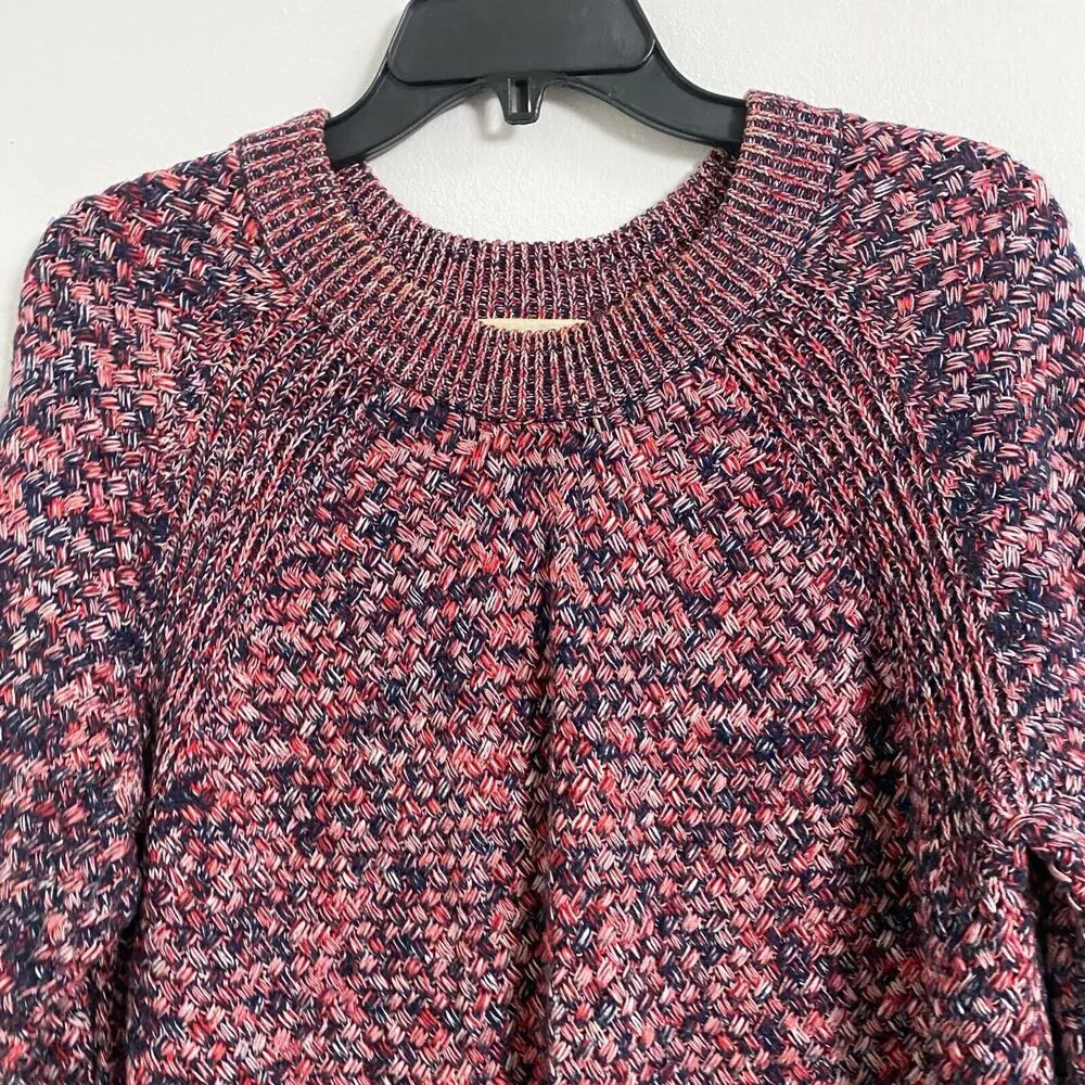 Universal Thread Women’s Crew Neck Pullover Long Sleeve Woven Sweater Size L - Image 5