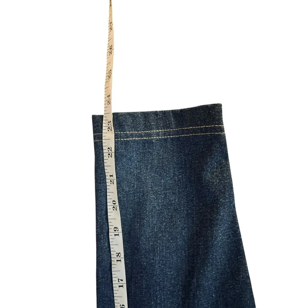 Vintage Koret City Blues Women's Medium Embellished Denim Top Blue - Image 6