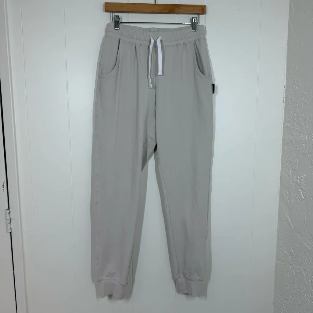 Little Bipsy Cream Joggers Size M - Image 2