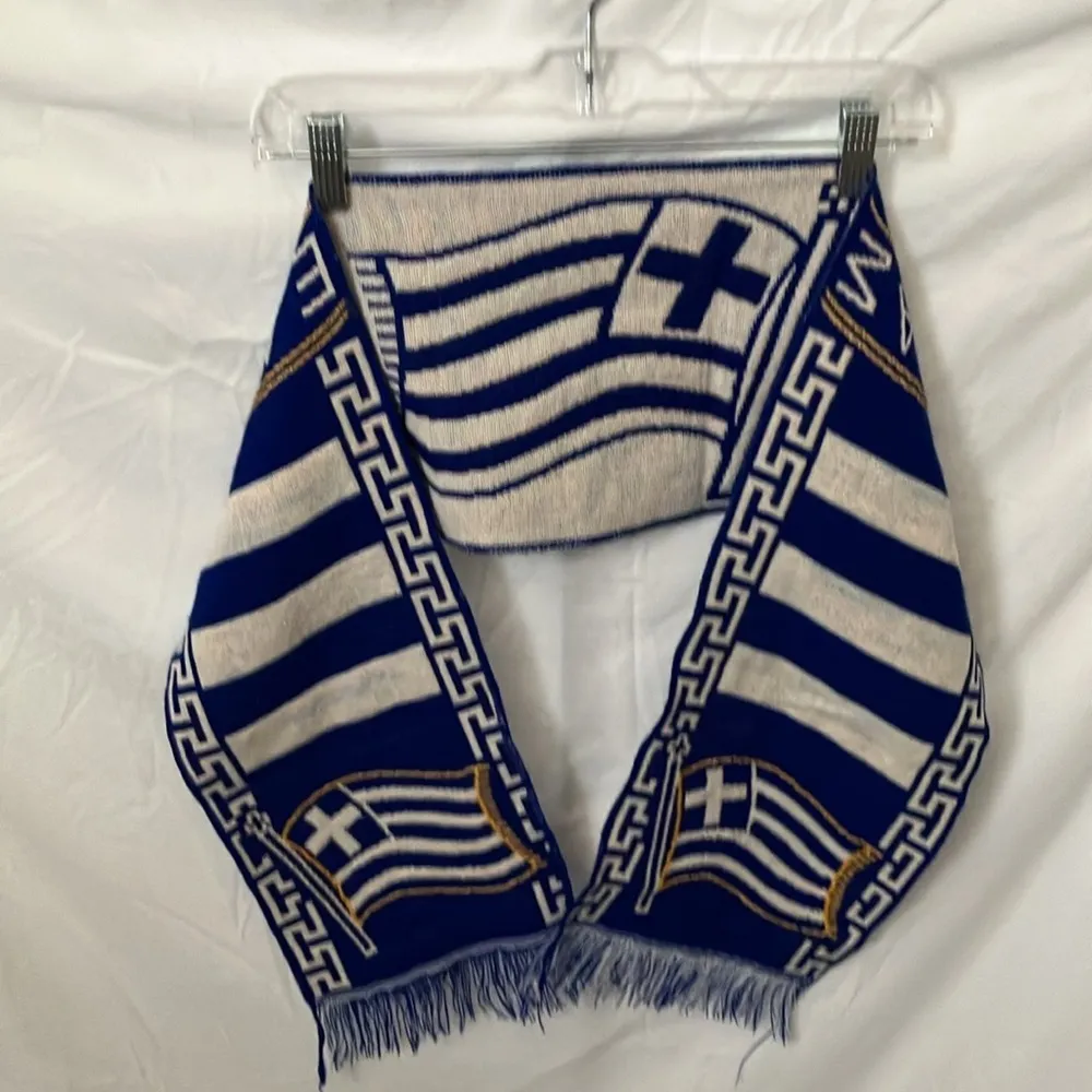 Scarf: Greece flag FANS scarf - Image 13
