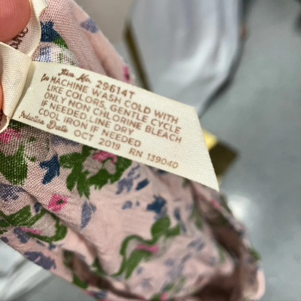 Matilda Jane Like a Lady Floral Tunic Blouse Womens XL Pink Boho Preppy Feminine - Image 14