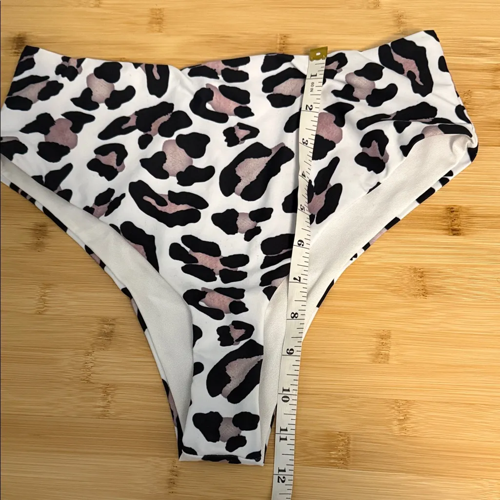Shein Size Small Women's Teen Girl Leopard Print Bikini Bottoms NEW - Image 3