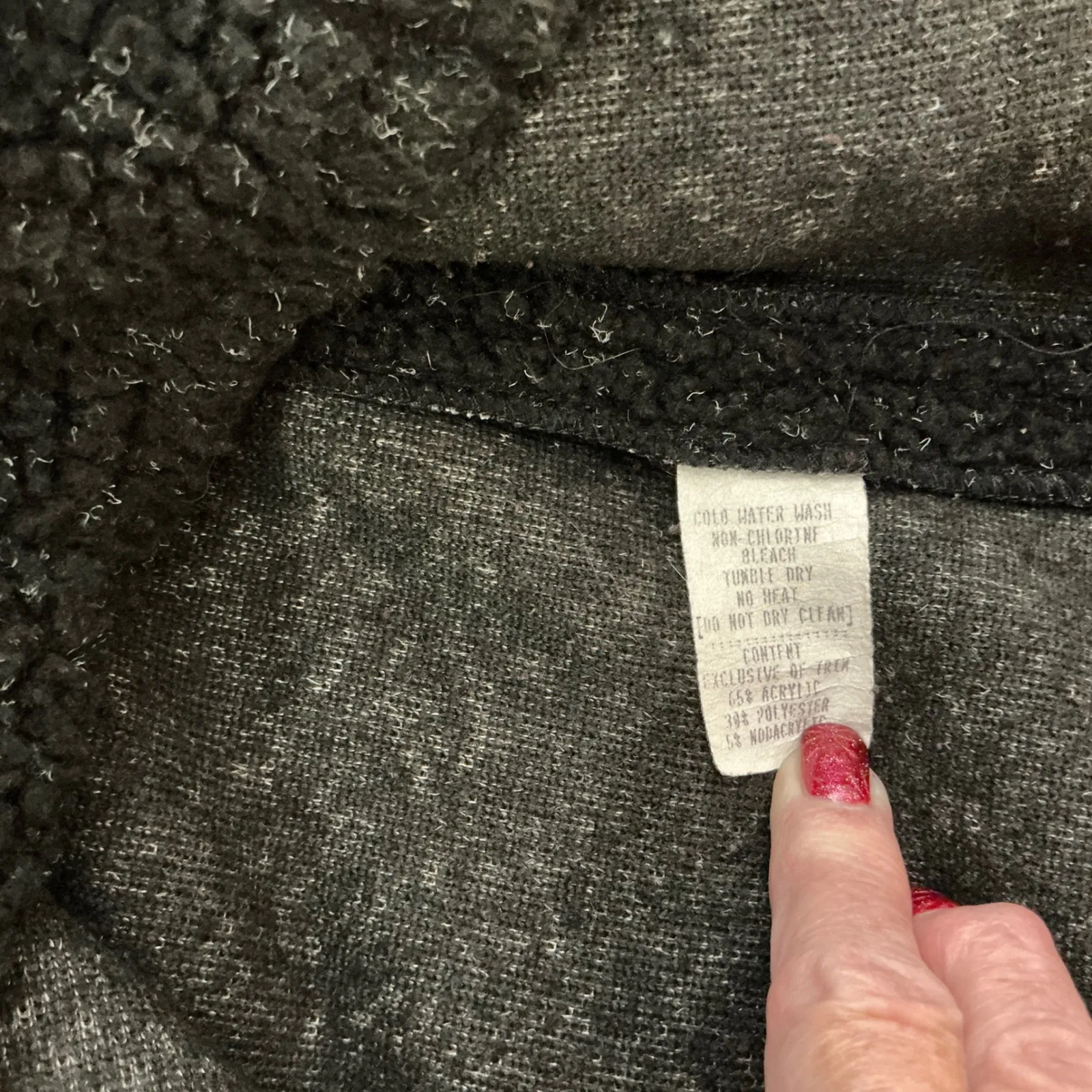 Tasha Polizzi‎ Snowman Christmas Sweater Small Black Fleece Winter Holiday Trees - Image 4