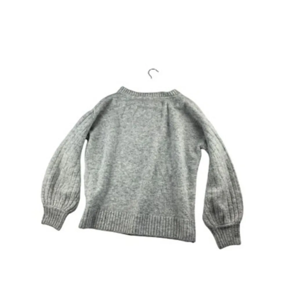 Max Studio Womens Sweater L Gray Wool Blend Crew Neck Pullover - Image 2