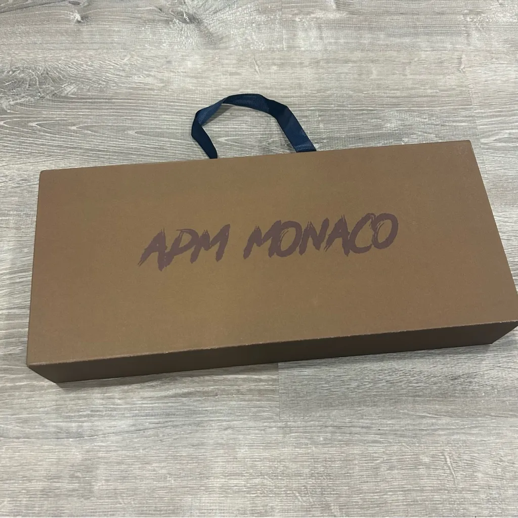 APM Monaco Latte Tote Bag Brown - Image 2