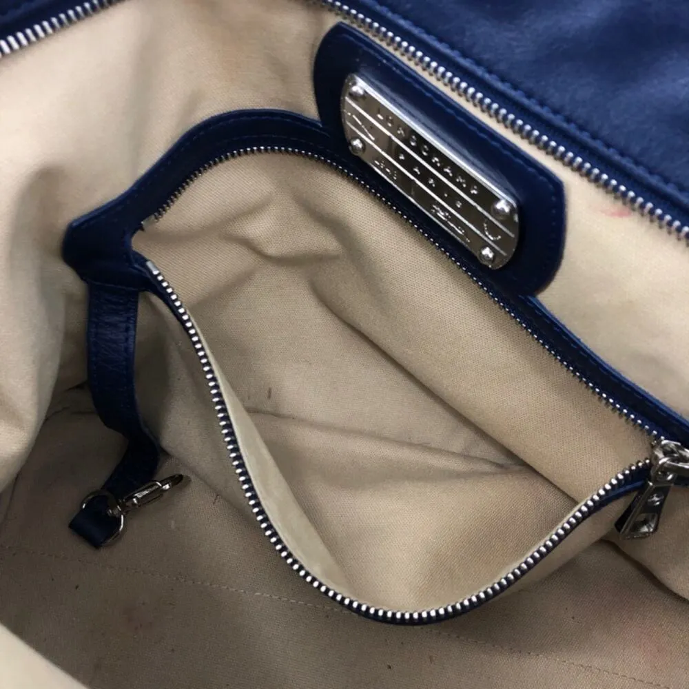 Longchamp Lm Cuir Lagoon Zipper Tote Shoulder Bag - Image 7