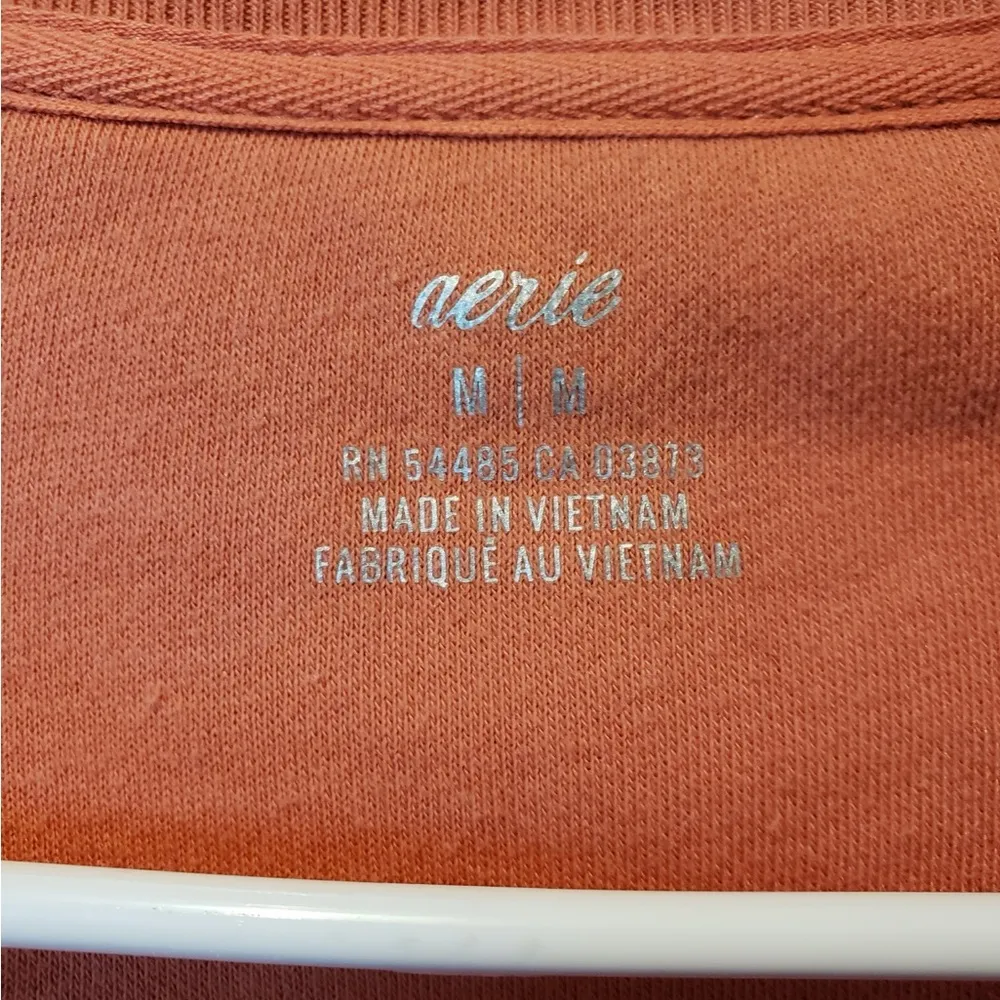 Aerie Terracotta Long Sleeve Top Md - Image 2