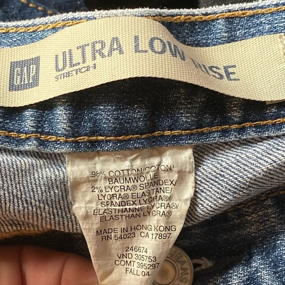 GAP Ultra Low Rise Cut-Off Denim Shorts‎ - Image 7