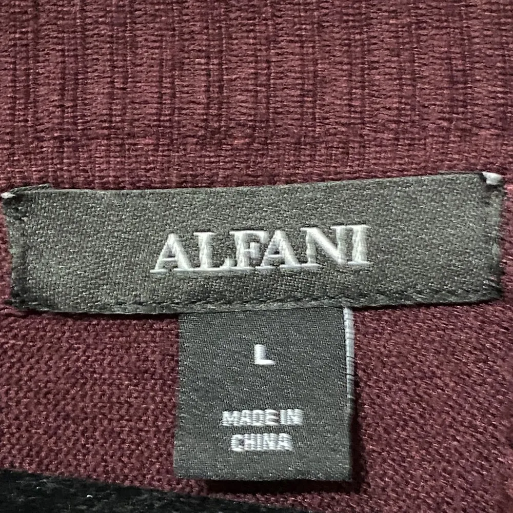 ALFANI WO SIZE LARGE DEEP WINE COLOR OVERSIZED SOFT COWL NECK SWEATER CLEAN - Image 3