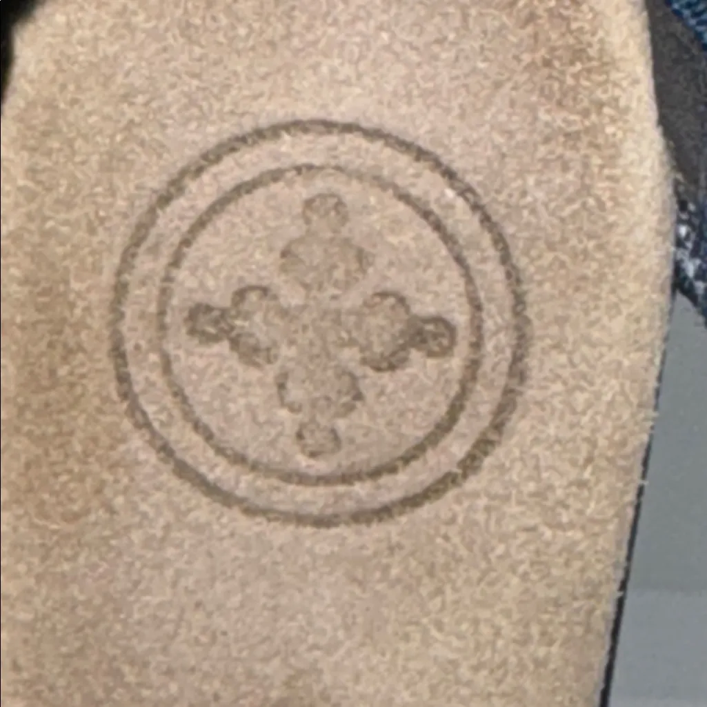 Charleston Shoe Co Lafayette Harrel Denim Navy Blue Wedge Sandal Women’s 5 - Image 7