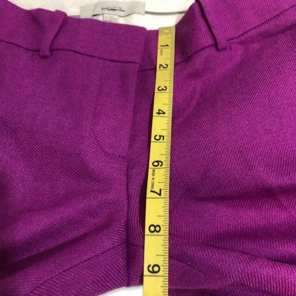 NWOT  Marisa Wool Blend Cuffed Ankle Pants Trousers Office Work Wear New - Image 9