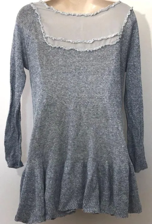 Blue Candy Yoke Sweater XC - Image 2