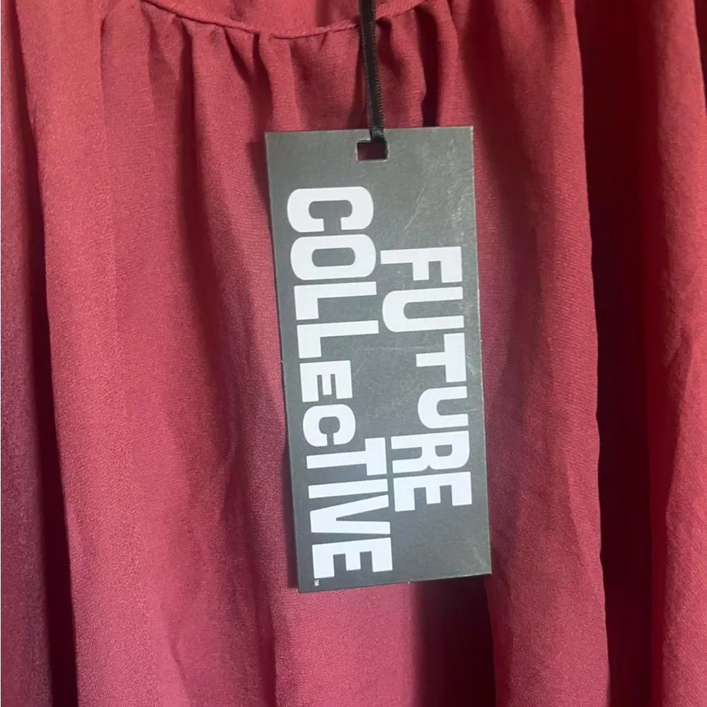 Future Collective Tank Top-Wine Color NWT - Image 4