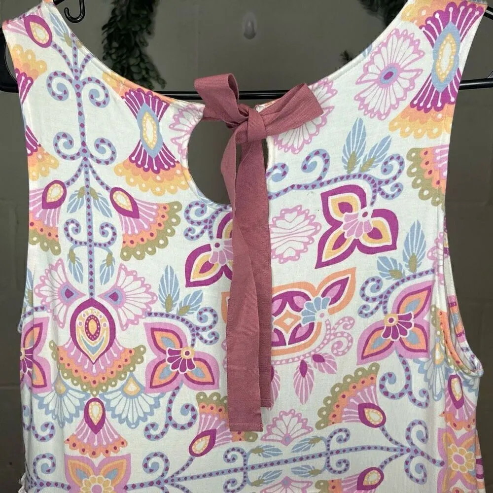 Matilda Jane | women floral paisley nwt tank top flowy - Image 5