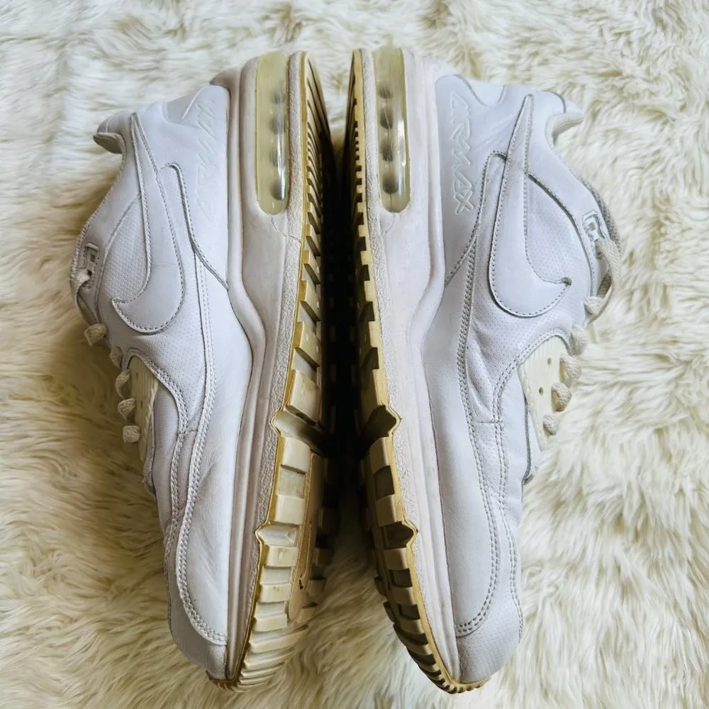 NIKE Men AIRMAX Running Shoes 317551-111 White Size 13 - Image 4