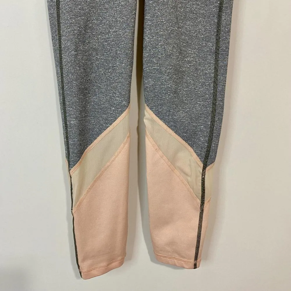 Aerie Women's Color Block Athletic Legging Gray Pink Size XS FLAW - Image 3