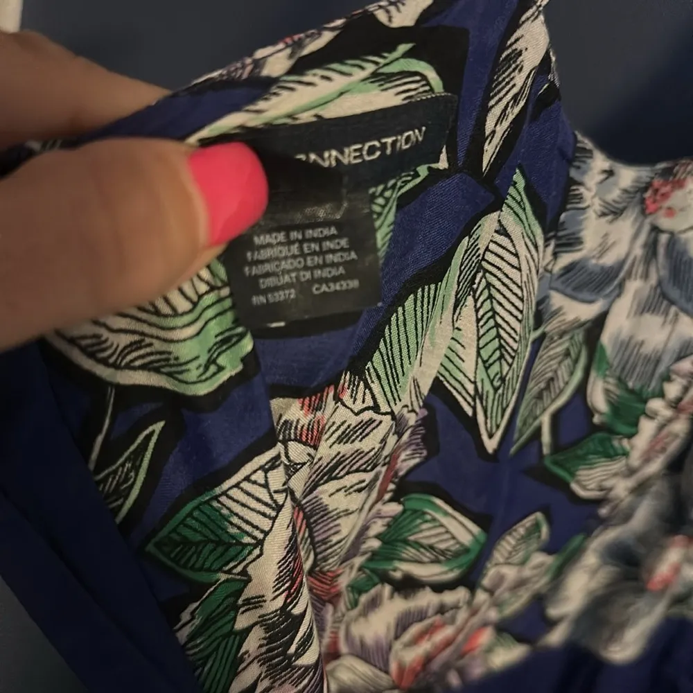 French Connection Bonita Floral cotton lined size 8 Maxi Dress zip in whimsical - Image 7