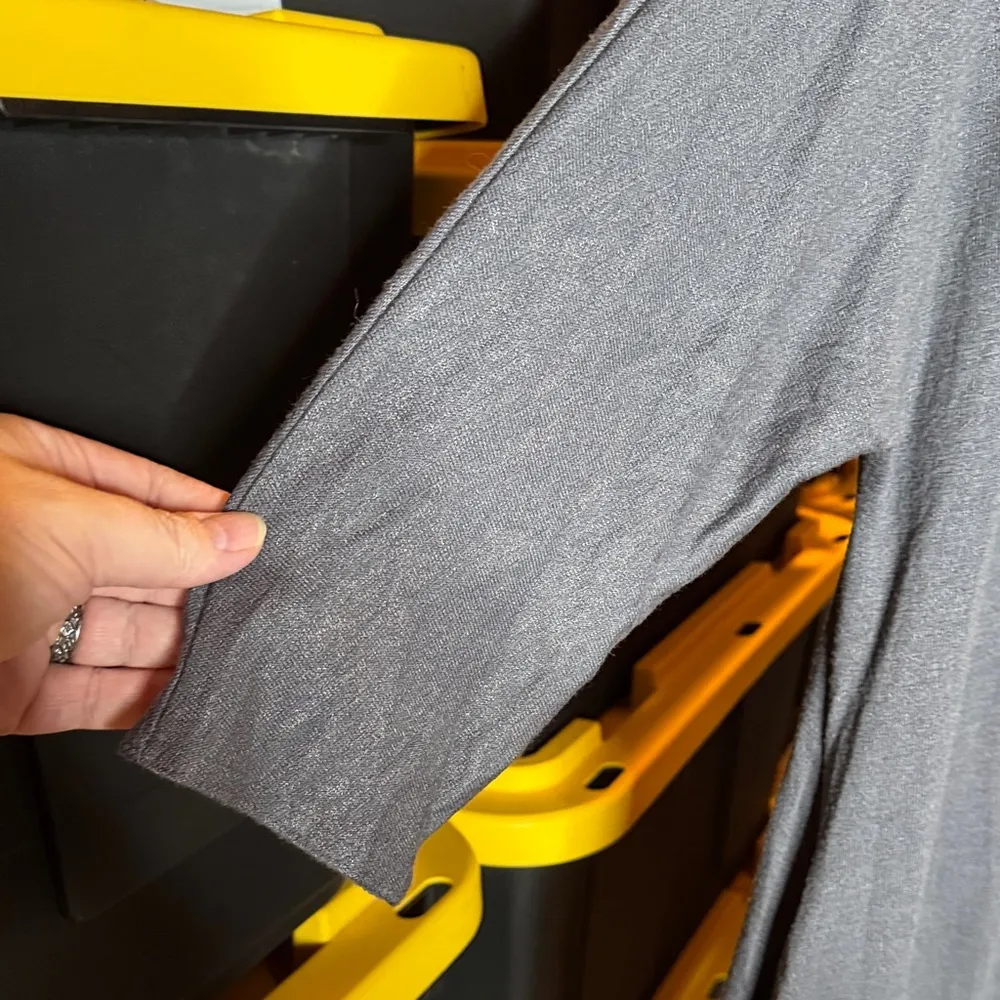 Aritzia Wilfred Free Cober T Shirt Dress in Charcoal Gray Size Small - Image 7