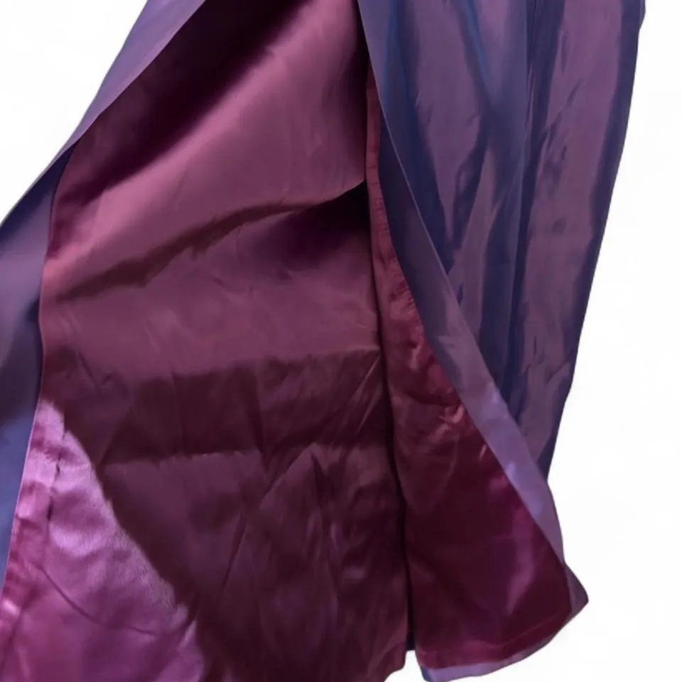 Jessica McClintock Gunne Sax Millennium 2000 Purple Strapless Gown Dress Sz 3 - Image 6