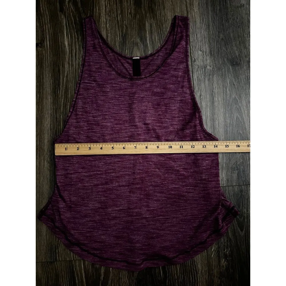 Lululemon Tank Top Womens Sz 4 Heather Purple Yoga Athleisure Running - Image 5