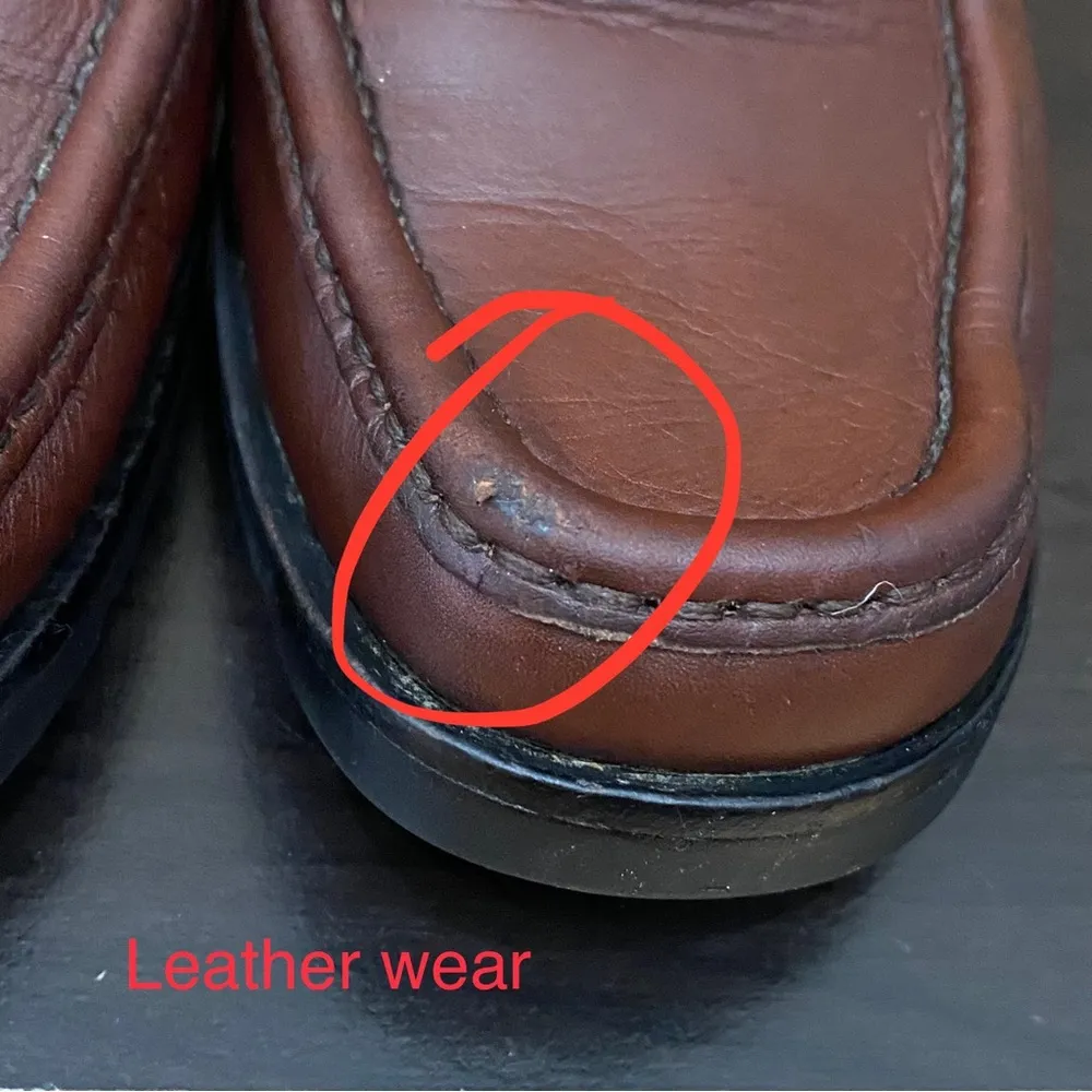 Vintage SALVATORE FERRAGAMO Sport ST09721 Brown Leather Loafers Horsebit Size 6B - Image 16