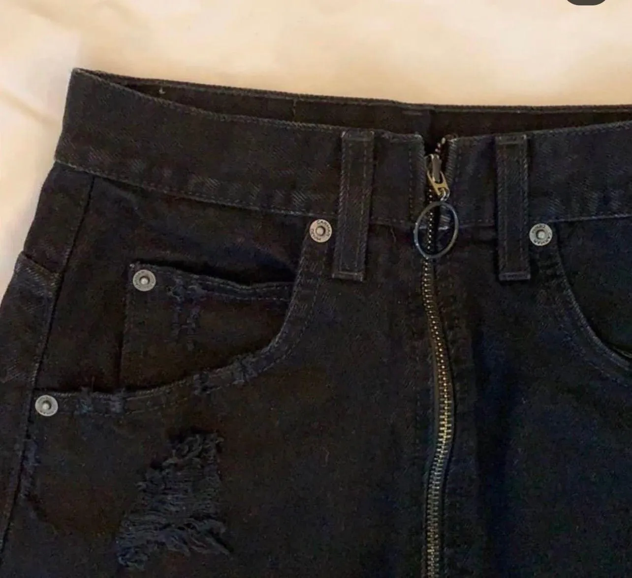 Carmar Denim Black Skirt - Image 3