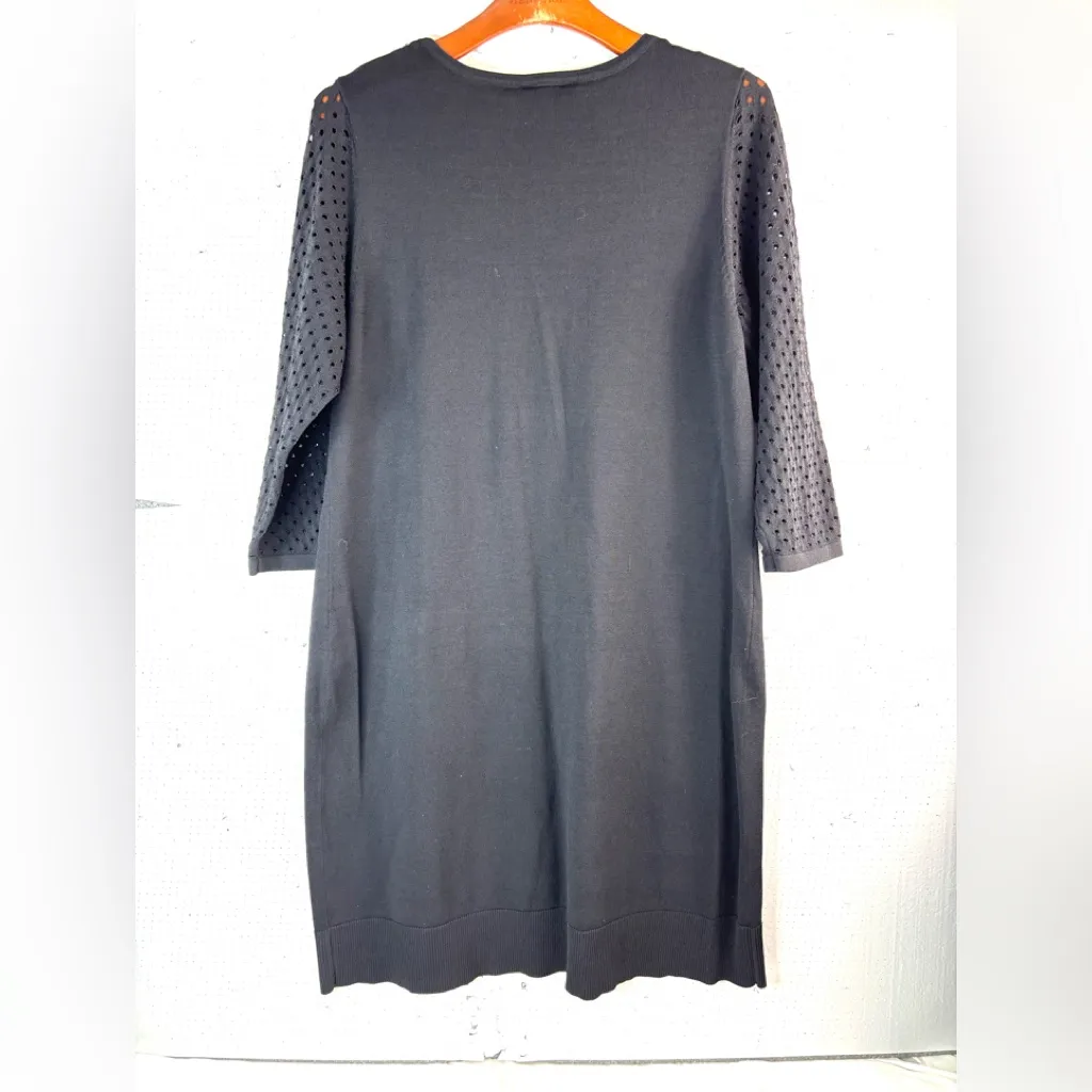 Lane Bryant 14/16 Knit Mini Sweater Dress with Accent Short Sleeves - Image 6