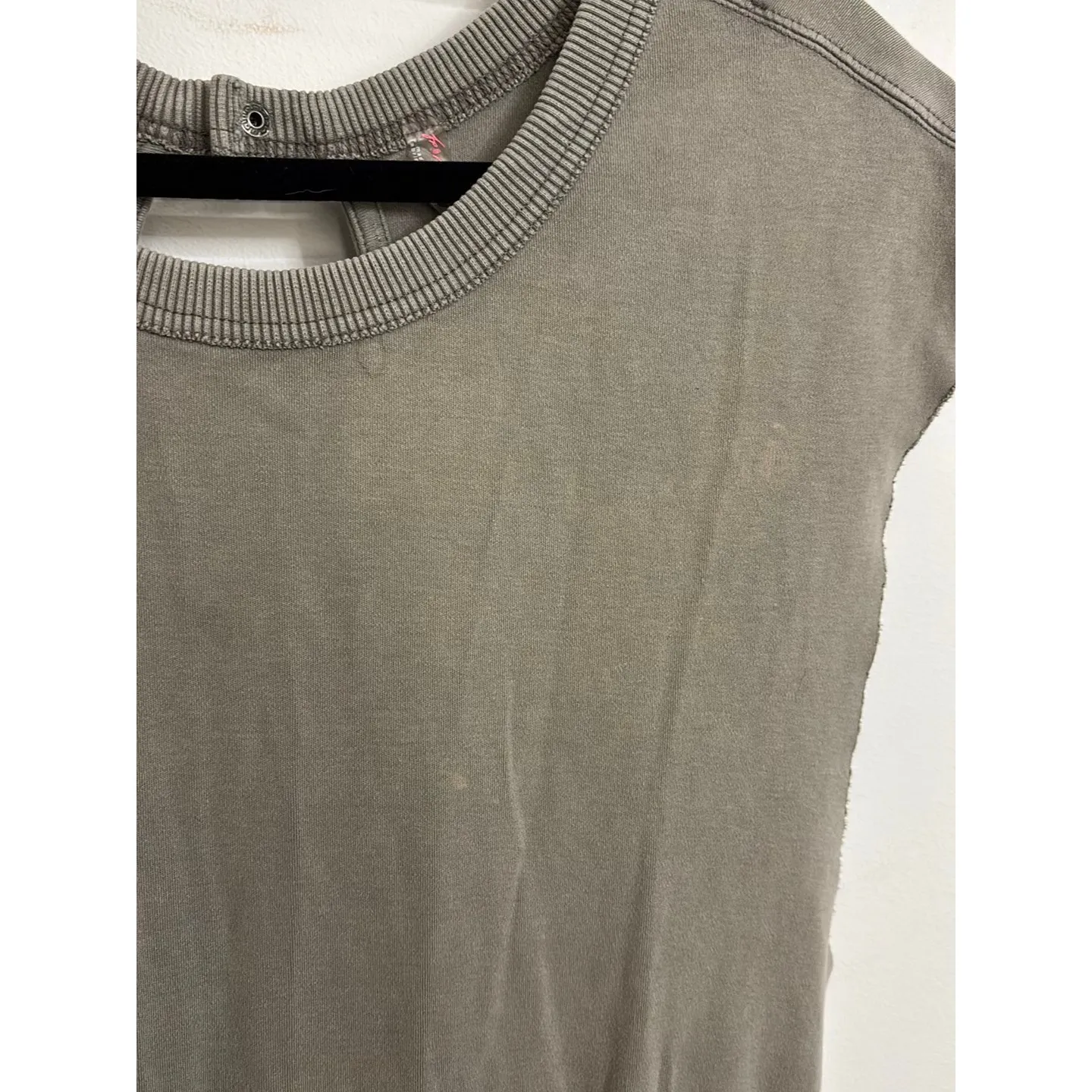 Free People Jumpsuit Womens XS Gray Throw And Go One Piece FP Movement FLAWS - Image 5