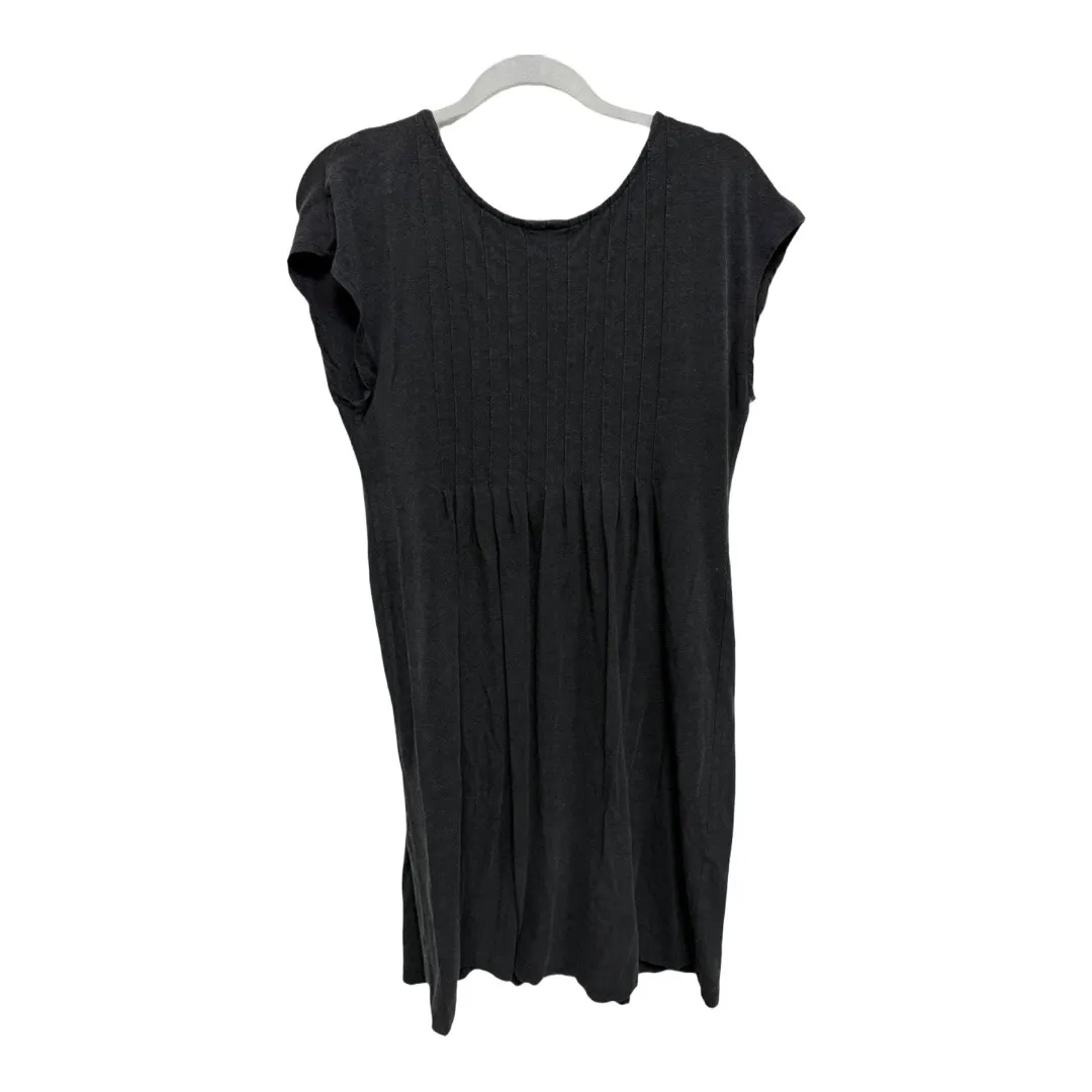 J. Jill Black Ribbed Top Fit & Flare Babydoll style dress basics cotton blend XS - Image 4