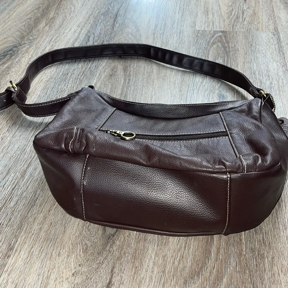 Leather Brown Shoulder Bag/Crossbody Purse - Image 14