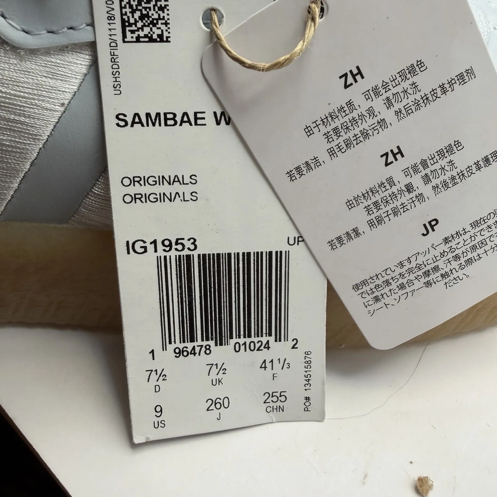 Brand New Adidas Samba Originals Sambae Halo Blue Lot Gum IG1953 Women Size 9 - Image 9