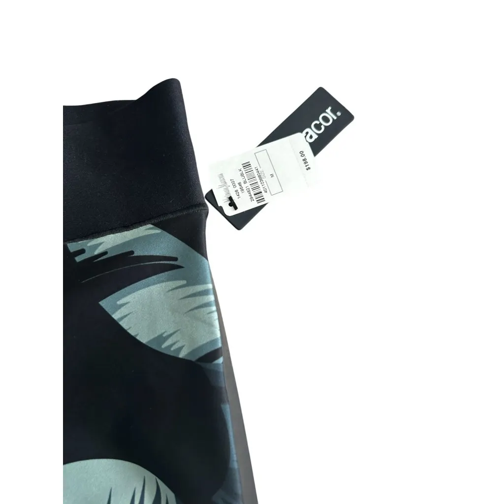 ULTRACOR Palm Leaf Black Workout Training Leggings Size Medium NEW NWT - Image 8