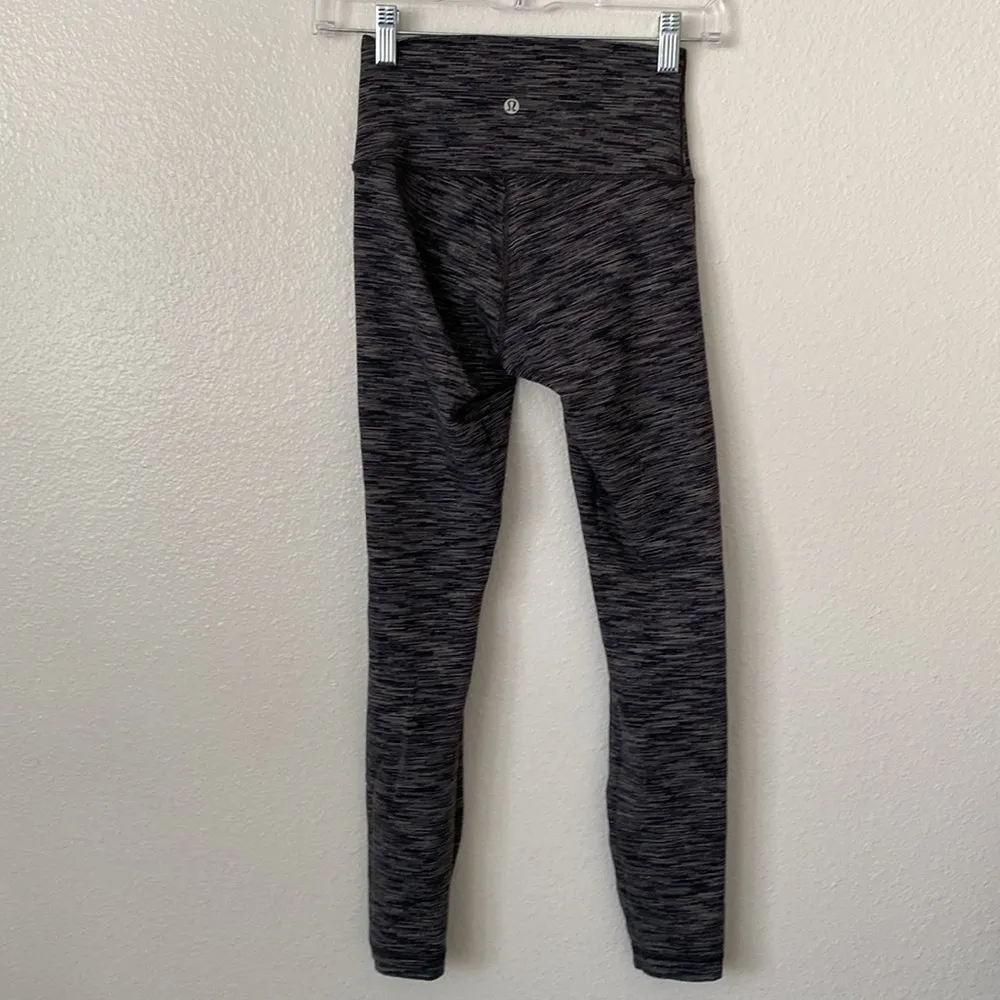 Lululemon 4 Wunder Under Hi-Rise 7/8 Tight 25" in Wee Are From Space Black Slate - Image 9