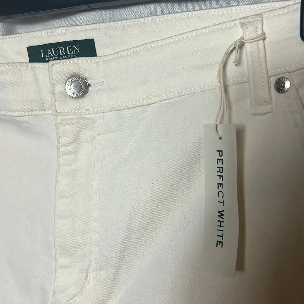 Lauren Ralph Lauren White Ankle Regal Skinny Ultimate Stretch Jeans Plus Size22W Size 22W - Image 4