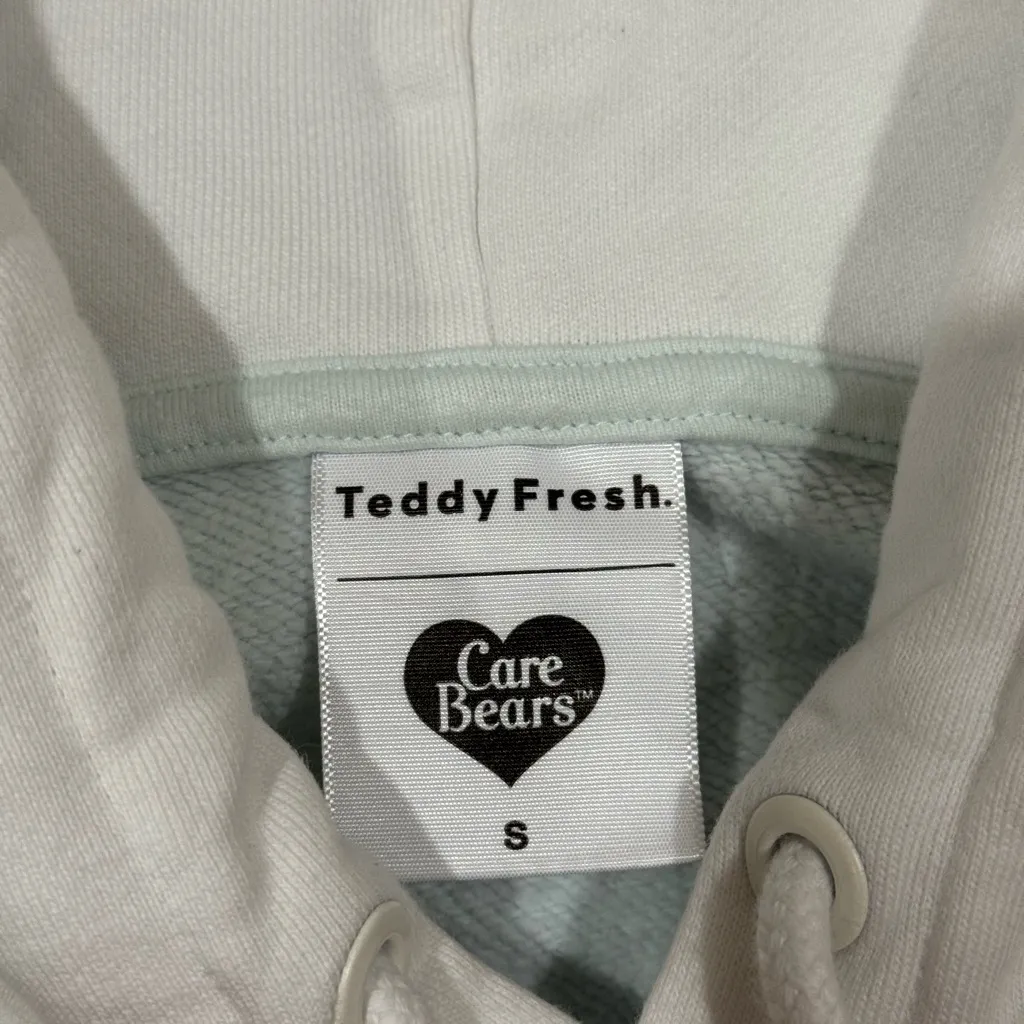 Teddy Fresh X Care Bears Hooded Sweatshirt Pullover Size Small - Image 3