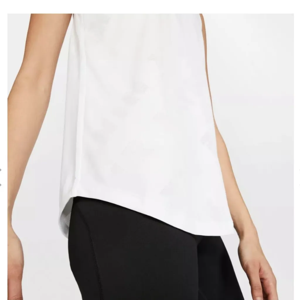 Nike Women's Air Running White Tank Top Size Large - Image 10